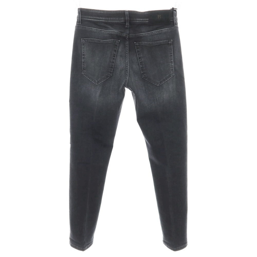 【中古】【未使用】ピーティートリノ デニム PT TORINO DENIM INDIE ストレッチ コットンセルロースポリエステル デニムパンツ ウォッシュブラック【 32 】【 状態ランクS 】【 メンズ 】