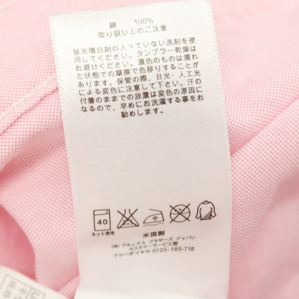【中古】ブルックスブラザーズ Brooks Brothers オックスフォードコットン ボタンダウンシャツ ピンク【 M 】【 状態ランクB 】【 メンズ 】