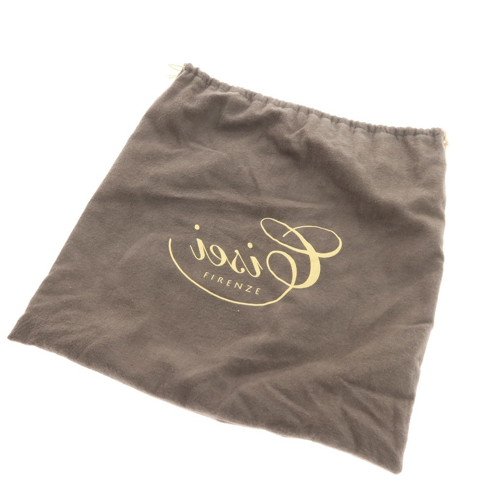 【中古】シセイ Cisei 干場別注 1281 レザー プールバッグ ブラック【 状態ランクB 】【 メンズ 】