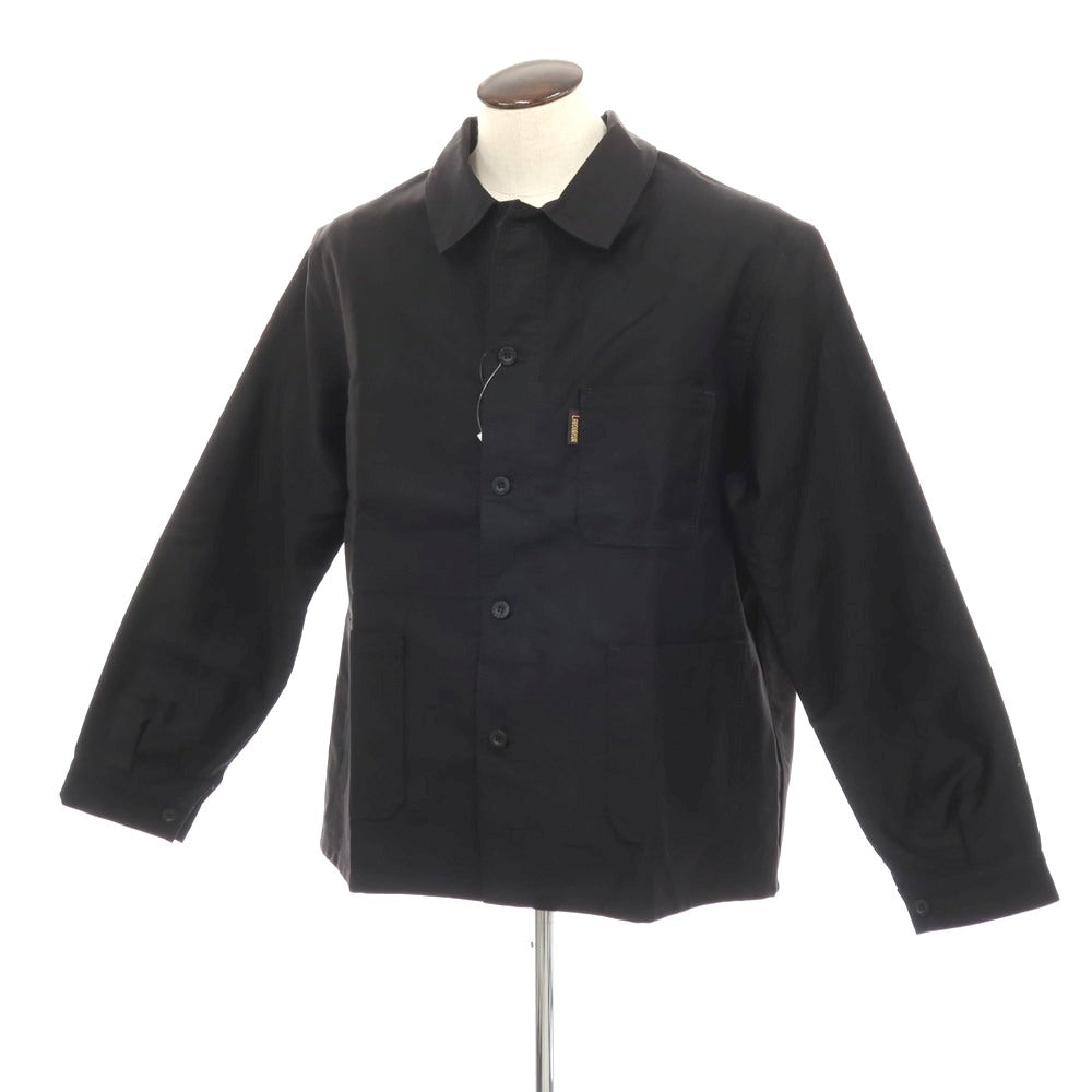 【中古】ル ラブルール LABOUREUR コットン カバーオール ブラック【サイズ4】【 状態ランクB 】【 メンズ 】
