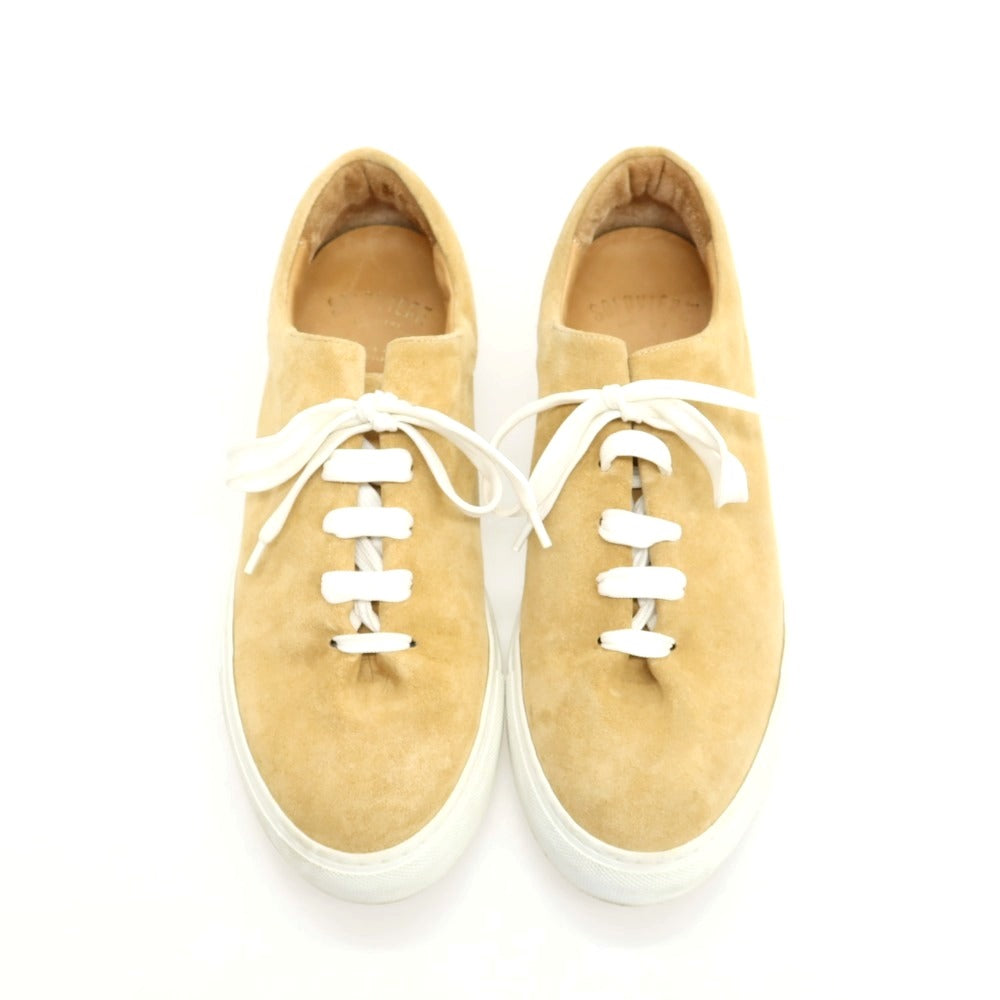 【中古】ソロヴィエール SOLOVIERE スエード スニーカー ベージュ【サイズ40】【 状態ランクB 】【 メンズ 】