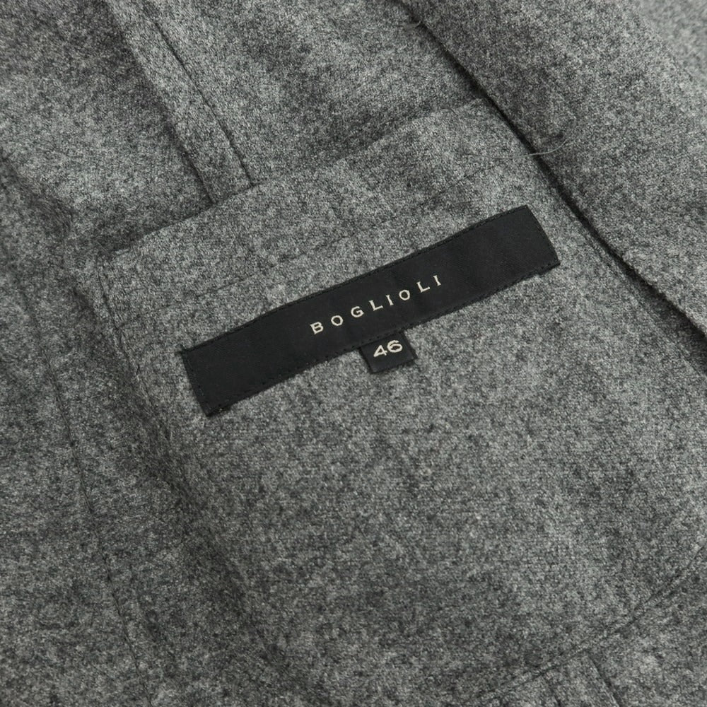 【中古】ボリオリ BOGLIOLI WIGHT ウール 3つボタンスーツ グレー【サイズ46】【 状態ランクB 】【 メンズ 】