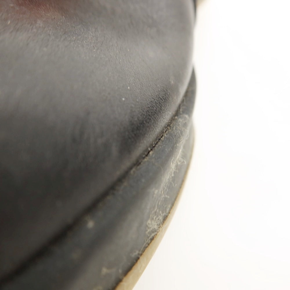 【中古】ルイ ヴィトン LOUIS VUITTON レザー スニーカー ブラック【サイズ5】【 状態ランクD 】【 メンズ 】