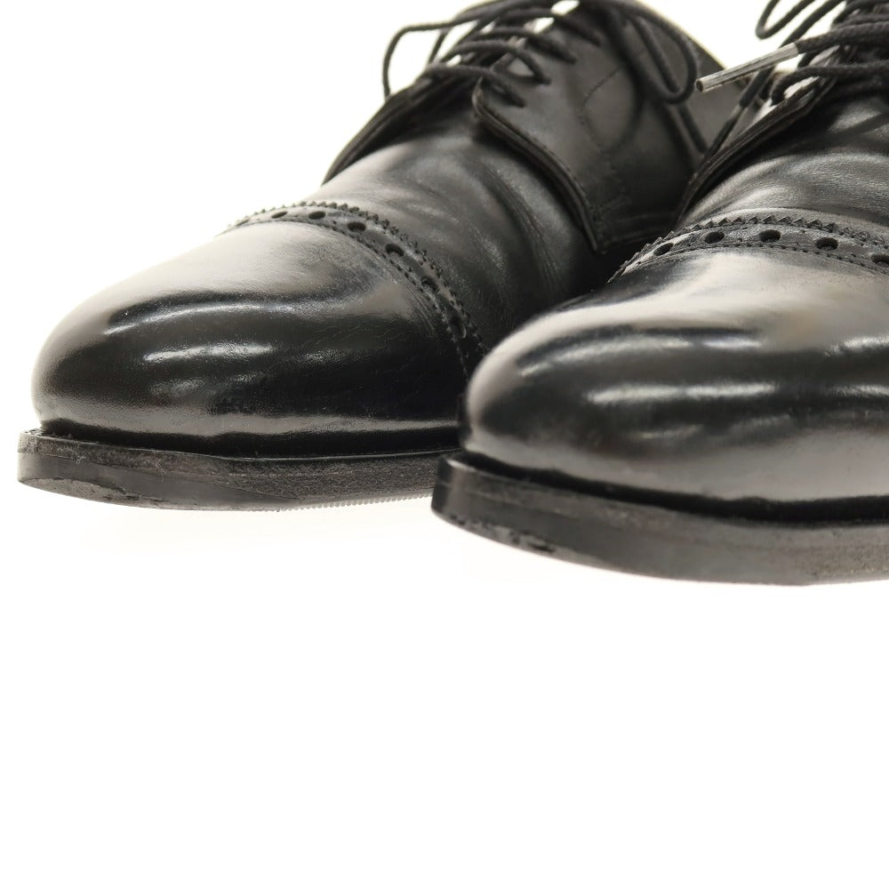 【中古】ヘンリーマックスウェル HENRY MAXWELL ストレートチップ ドレスシューズ ブラック【サイズ61/2E】【 状態ランクB 】【 メンズ 】