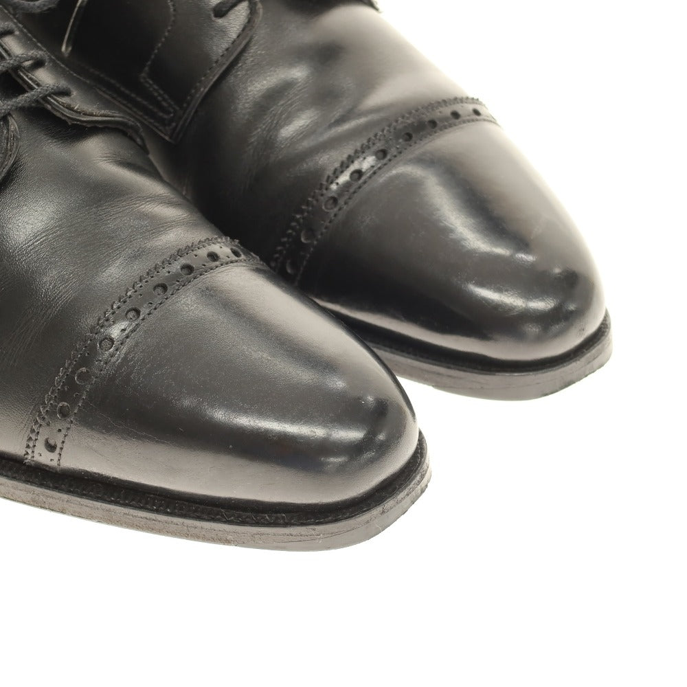 【中古】ヘンリーマックスウェル HENRY MAXWELL ストレートチップ ドレスシューズ ブラック【サイズ61/2E】【 状態ランクB 】【 メンズ 】