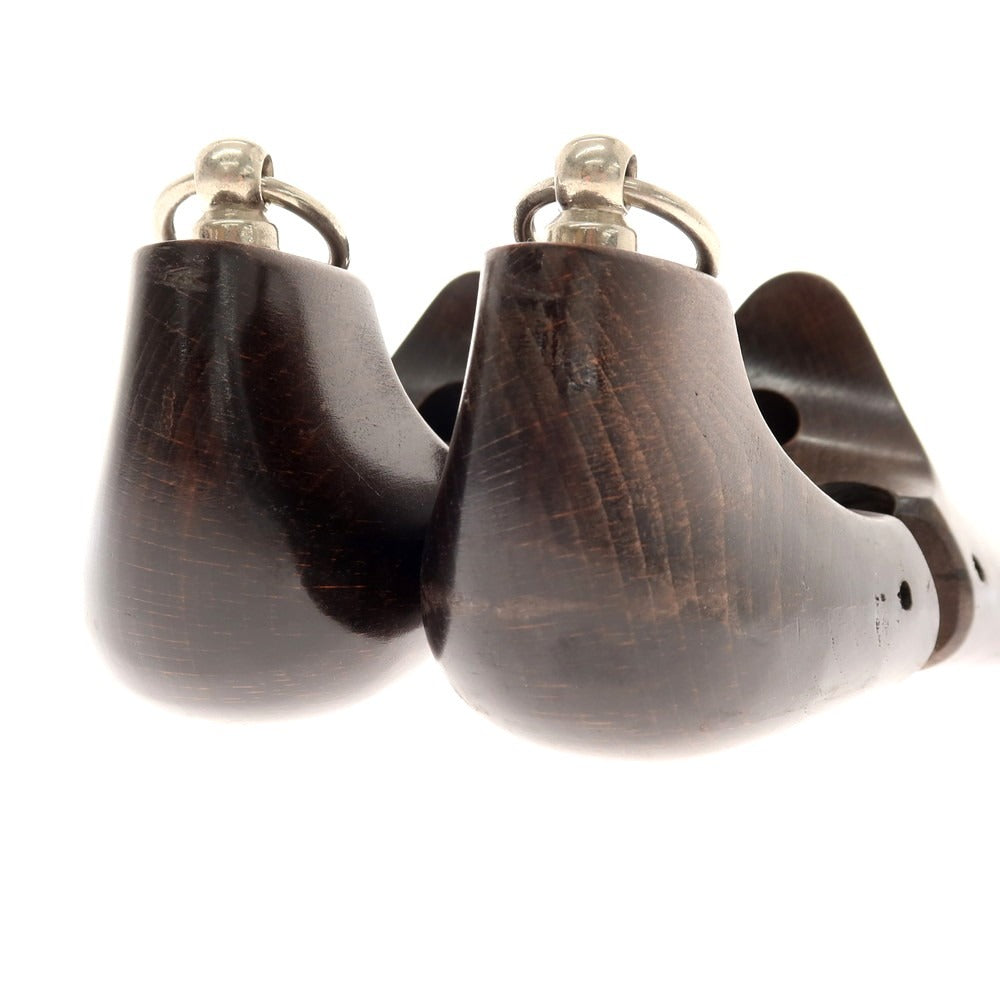 【中古】ガジアーノ&ガーリング GAZIANO & GIRLING KN-14用 木製 シューツリー シューキーパー ダークブラウンxシルバー【サイズ61/2F】【 状態ランクB 】【 メンズ 】