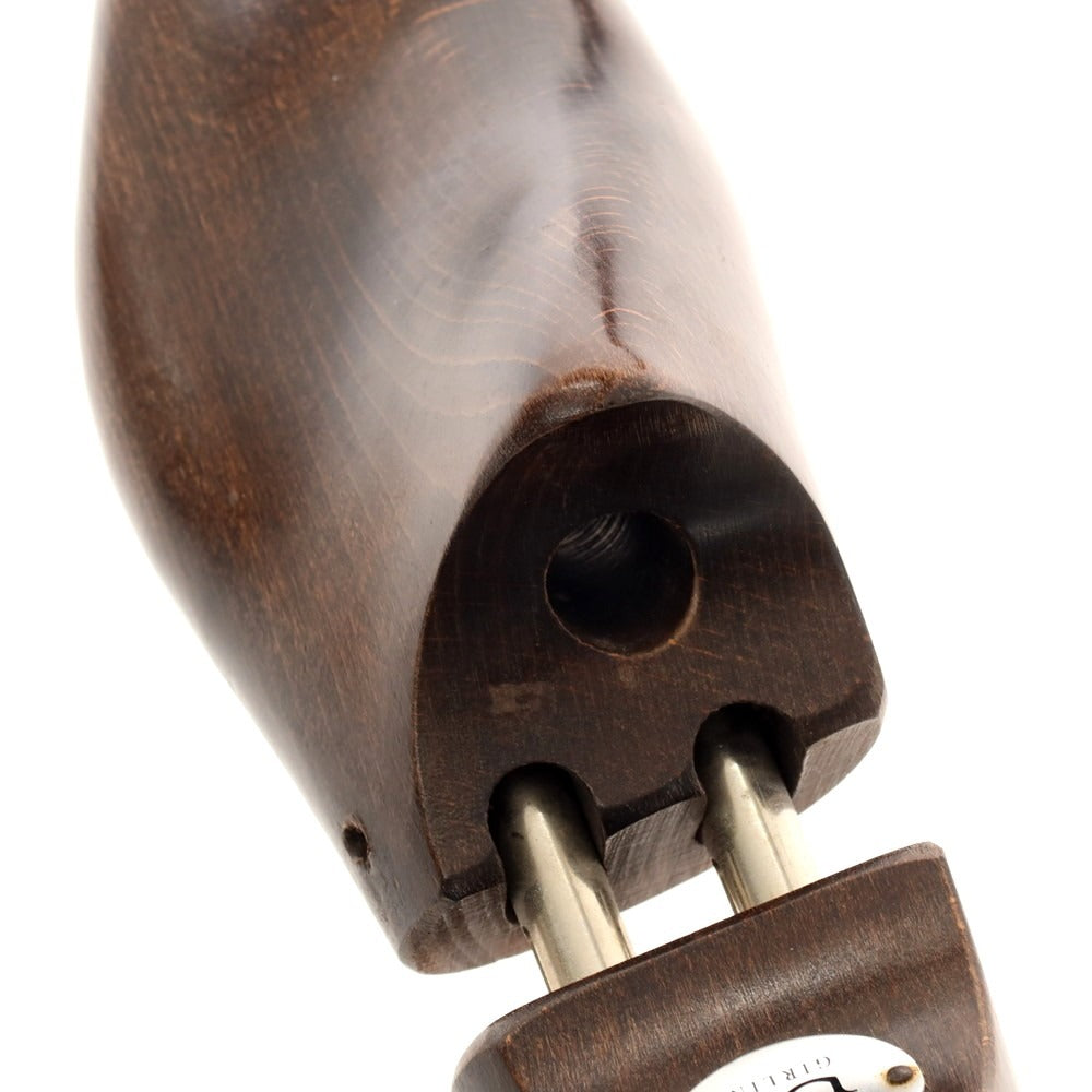 【中古】ガジアーノ&ガーリング GAZIANO & GIRLING KN-14用 木製 シューツリー シューキーパー ダークブラウンxシルバー【サイズ61/2F】【 状態ランクB 】【 メンズ 】