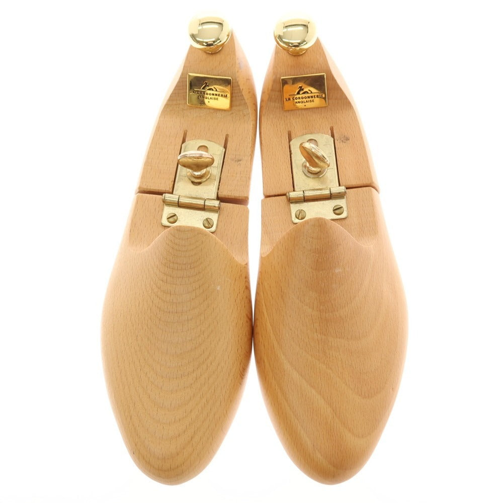 【中古】コルドヌリアングレーズ LA CORDONNERIE ANGLAISE 木製 シューツリー シューキーパー ベージュxゴールド【サイズ39】【 状態ランクB 】【 メンズ 】