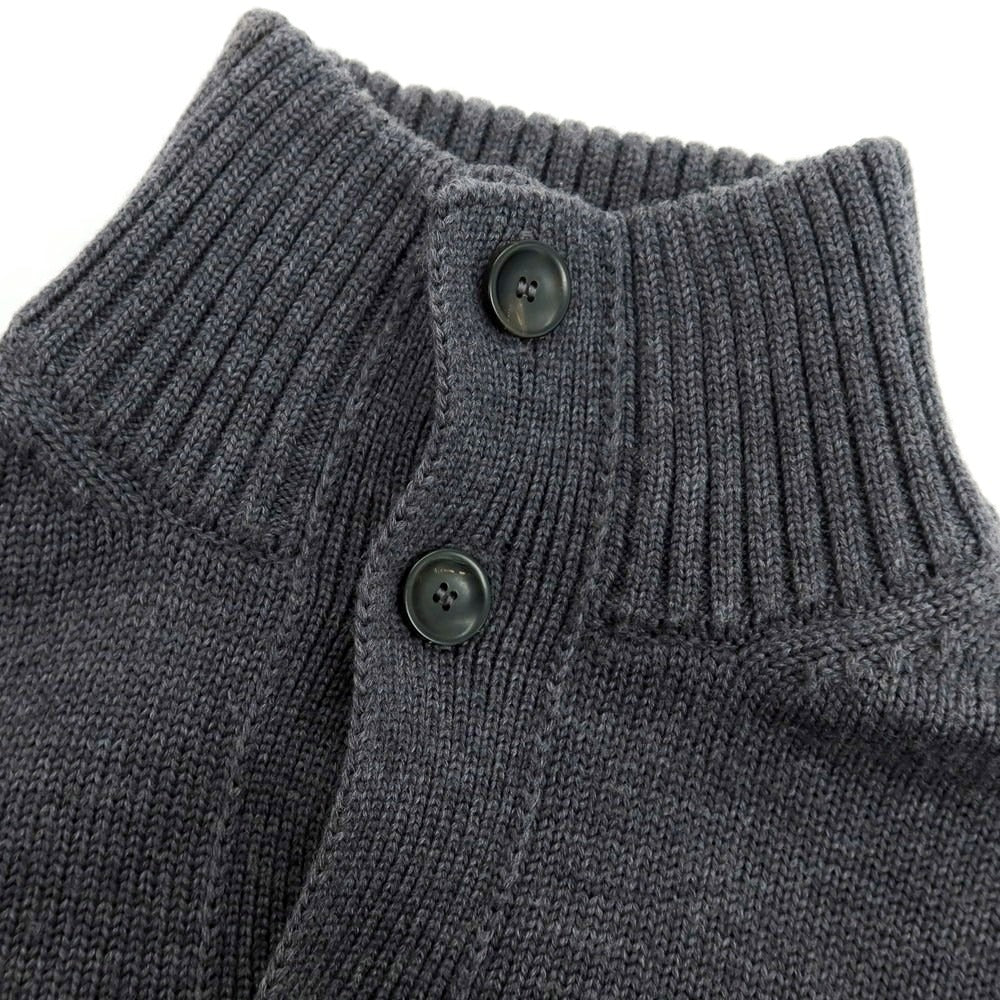 【中古】ザノーネ ZANONE CHIOTO ミドルゲージウール カーディガン グレー【 50 】【 状態ランクB 】【 メンズ 】