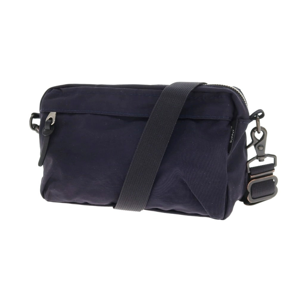 【中古】スタンダードサプライ STANDARD SUPPLY コットン ナイロン ショルダーバッグ ネイビー【 状態ランクB 】【 メンズ 】