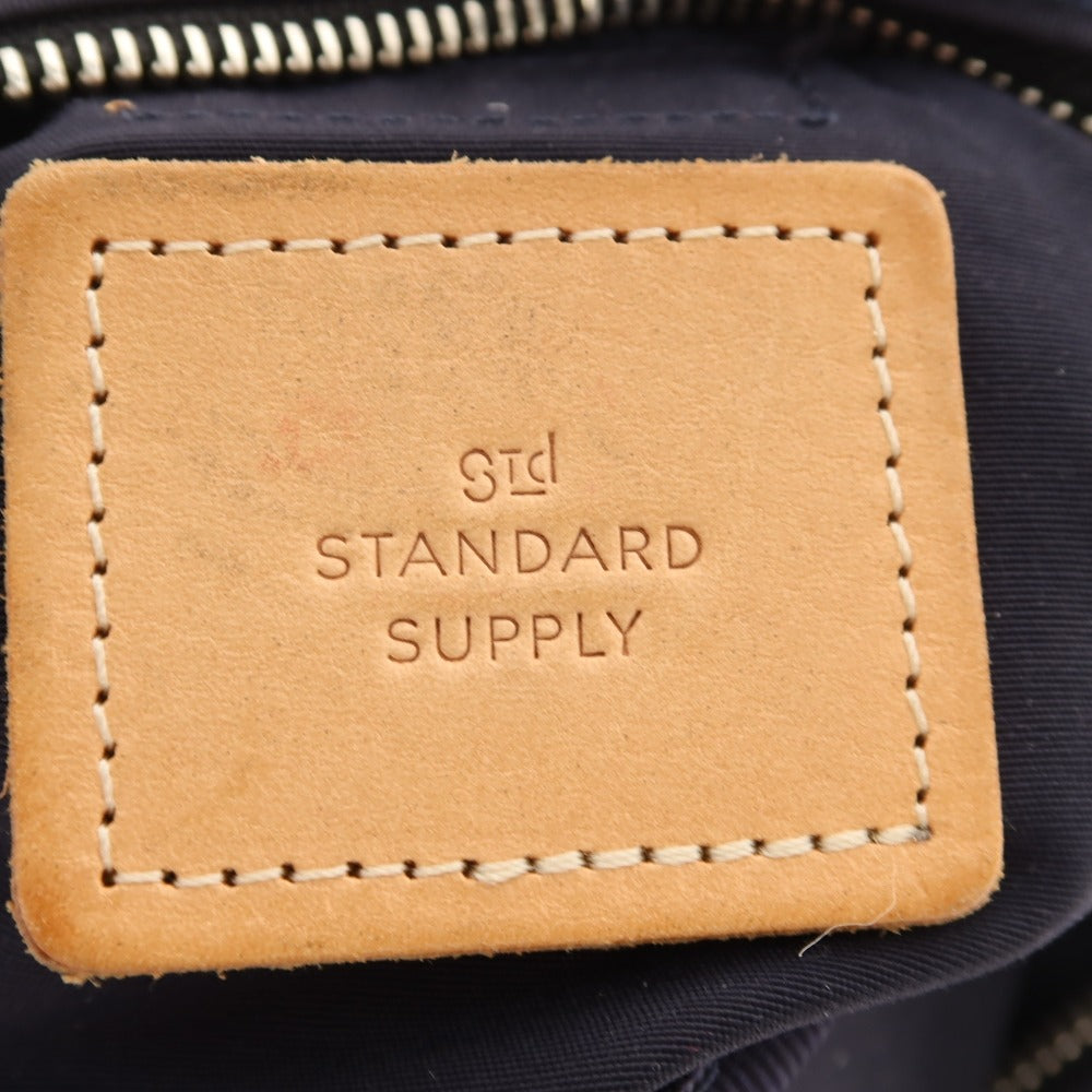 【中古】スタンダードサプライ STANDARD SUPPLY コットン ナイロン ショルダーバッグ ネイビー【 状態ランクB 】【 メンズ 】