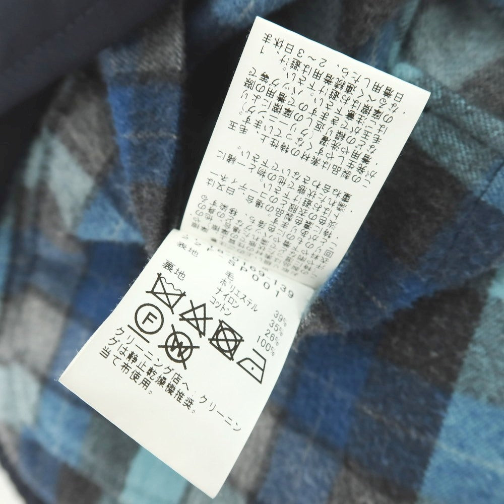 【中古】エスエスズィー SSZ × BEAMS PLUS ウールポリエステルナイロン コーチジャケット ネイビー【 M 】【 状態ランクB 】【 メンズ 】