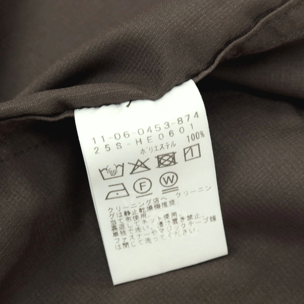 【中古】ビームス BEAMS the A ポリエステル スタンドカラー ジップアップ ベスト ウォームグレー系【サイズL】【 状態ランクA 】【 メンズ 】