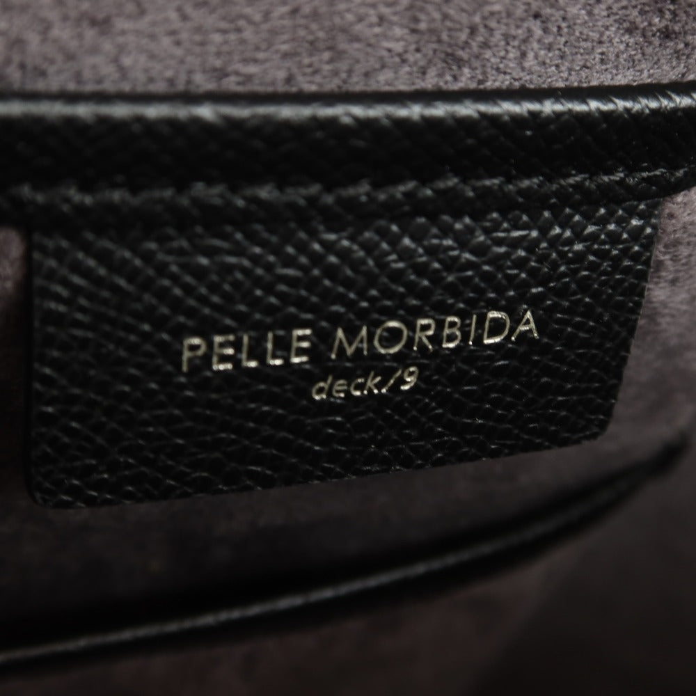 【新品】ペッレモルビダ PELLE MORBIDA PMO-9B204 deck/9 牛革 トートバッグ ブラック【 状態ランクN 】【 メンズ 】