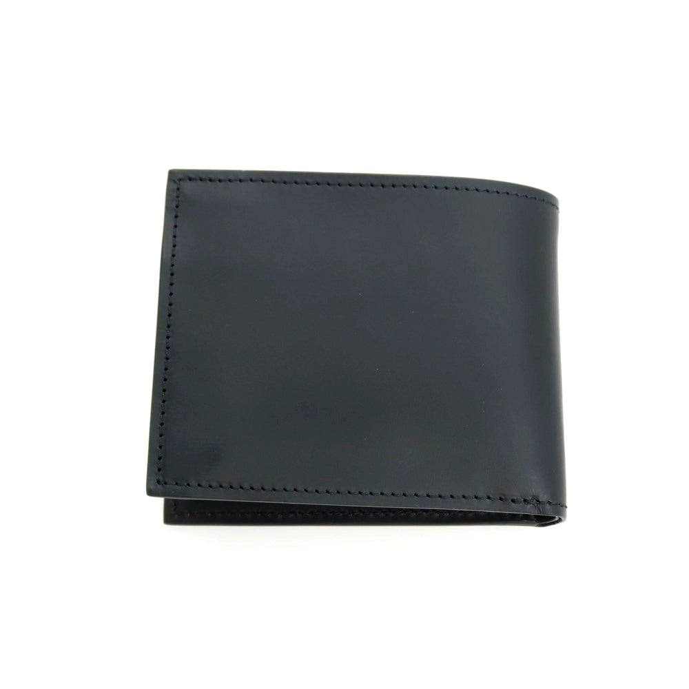 【SALE10%OFF/返品不可】【中古】ボルドリーニ セレリア BOLDRINI SELLERIA 銀座和光別注 レザー 二つ折り財布 ブラック【 状態ランクA 】【 メンズ 】