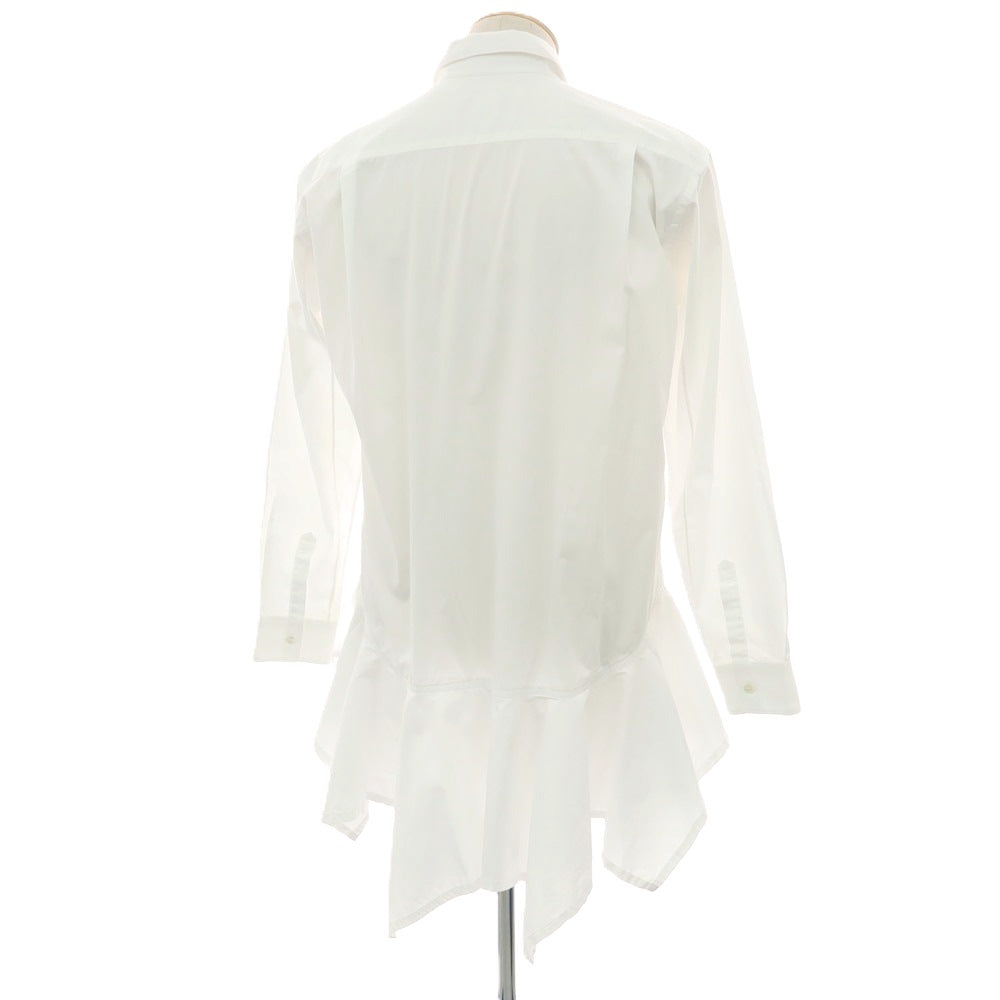 【中古】コムデギャルソンシャツ COMME des GARCONS SHIRT 2023年春夏 コットン レギュラーカラー カジュアルシャツ ホワイト【サイズS】【 状態ランクB 】【 メンズ 】