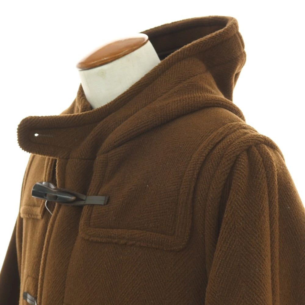 【中古】インバーティア INVERTERE ウール ヘリンボーン ダッフルコート ブラウン【 36 】【 状態ランクB 】【 メンズ 】