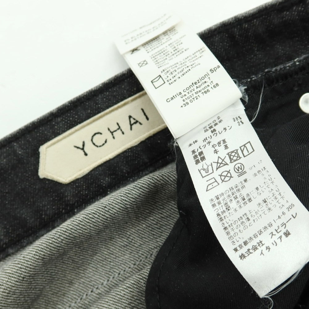 【中古】イカイ YCHAI ストレッチ デニムパンツ ブラック【サイズ33】【 状態ランクB 】【 メンズ 】