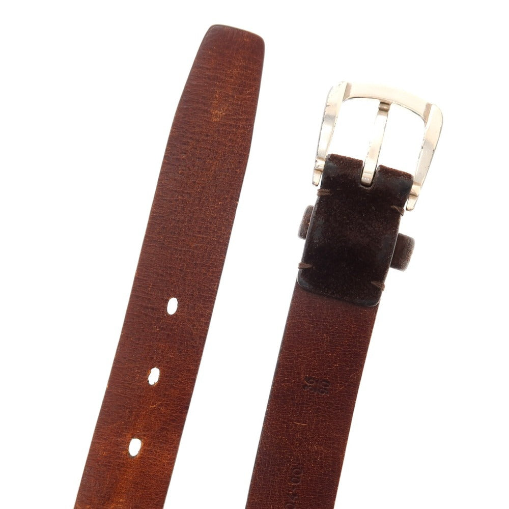 【中古】ダニエルアンドボブ Daniel & Bob ベルト ダークブラウン【 90 】【 状態ランクD 】【 メンズ 】