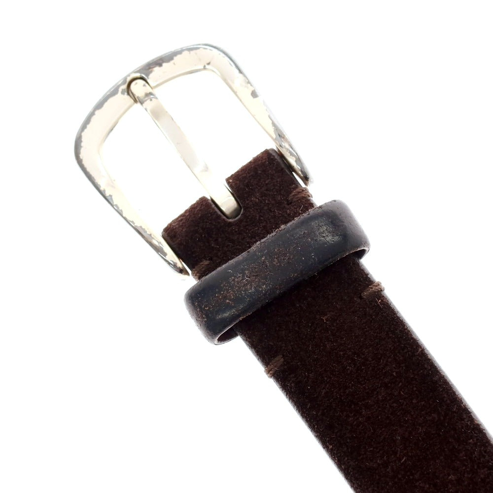 【中古】ダニエルアンドボブ Daniel & Bob ベルト ダークブラウン【 90 】【 状態ランクD 】【 メンズ 】