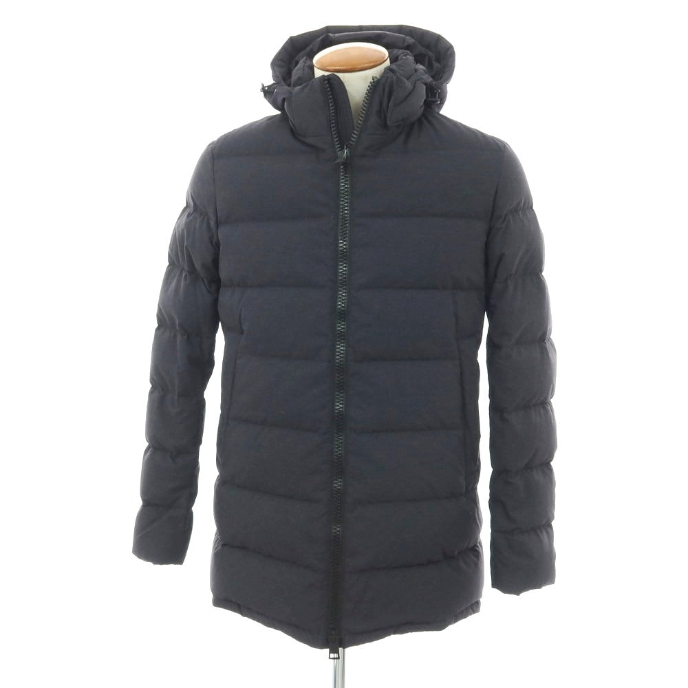 【中古】ヘルノ Herno POLAR-TECH ナイロンポリエステル ダウンコート ダークグレー【サイズ48】【 状態ランクB 】【 メンズ 】