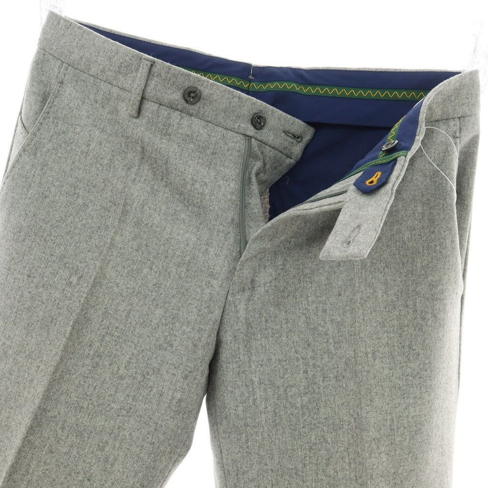 【中古】ベルウィッチ BERWICH ウール ドレススラックスパンツ ライトグレー【サイズ46】【 状態ランクC 】【 メンズ 】