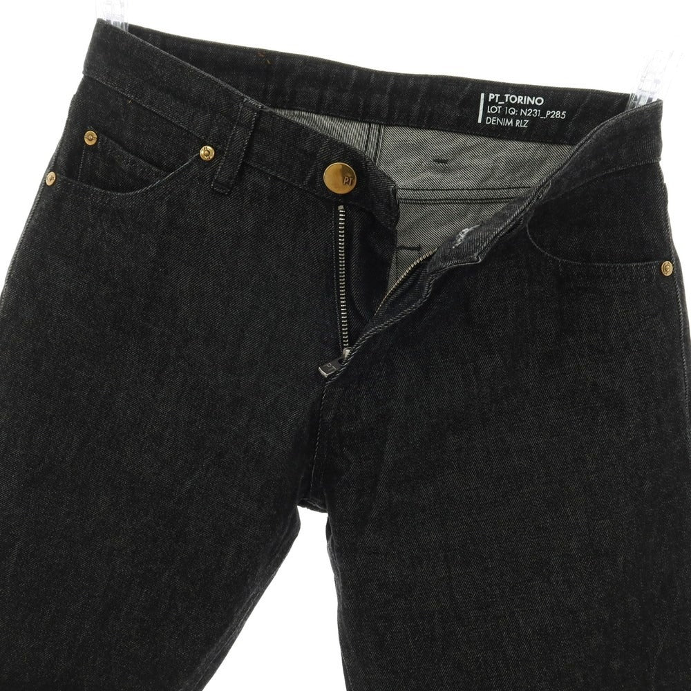 【中古】ピーティートリノ デニム PT TORINO DENIM ×TOMORROWLAND デニムパンツ ブラック【サイズ29】【 状態ランクB 】【 メンズ 】