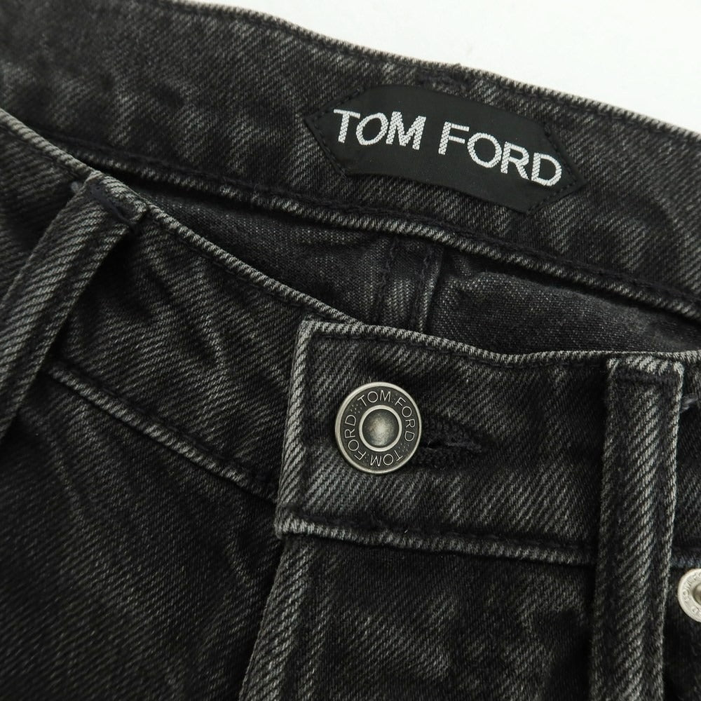 【中古】トムフォード TOM FORD デニムパンツ ダークグレー【サイズ29】【 状態ランクB 】【 メンズ 】