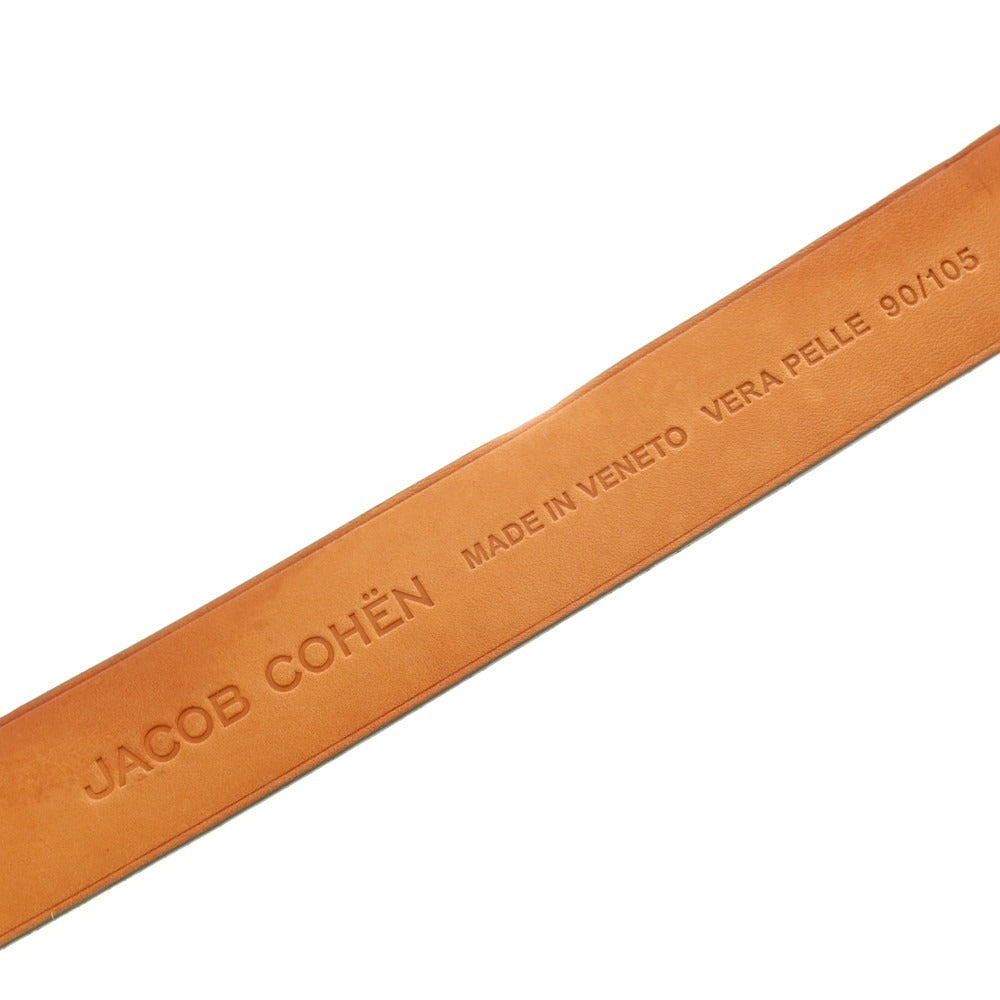 【中古】ヤコブコーエン JACOB COHEN ベルト オリーブ【サイズ90/105】【 状態ランクB 】【 メンズ 】