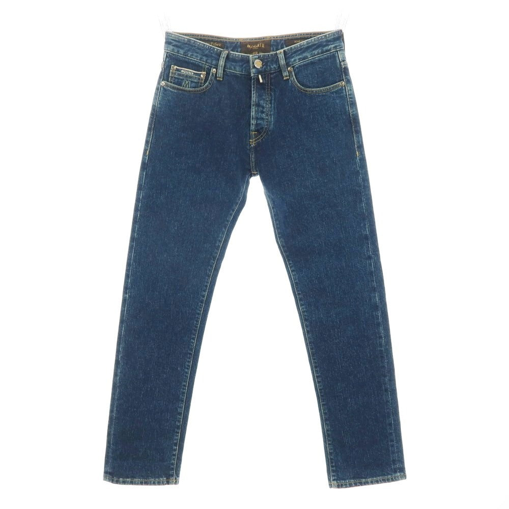 【新品】ムーレー MOORER jeans PILON-DC104 CP ストレッチ コットン デニムパンツ ジーンズ ネイビー【サイズ31】【 状態ランクN 】【 メンズ 】