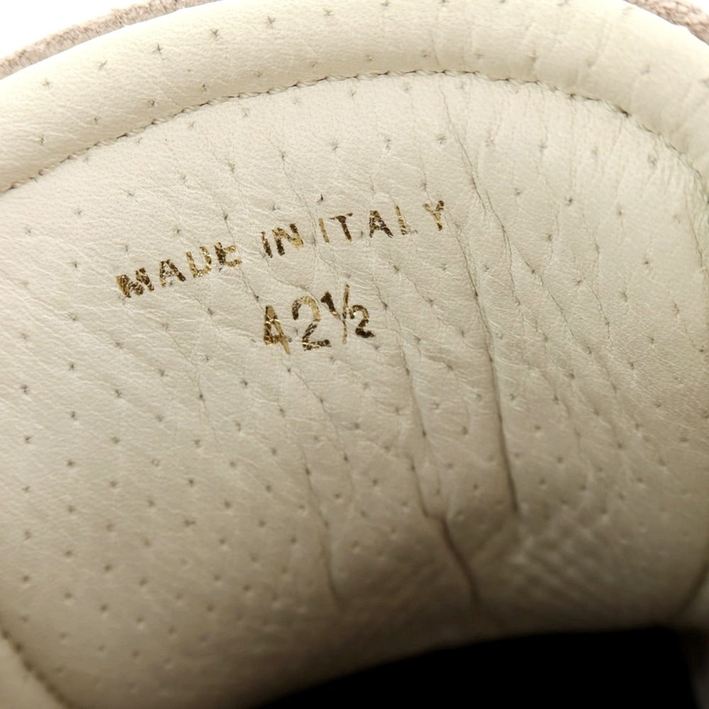 【新品アウトレット】ムーレー MOORER BOCCIONI P5 スエード スニーカー グレージュ【サイズ42 1/2】【 状態ランクN- 】【 メンズ 】