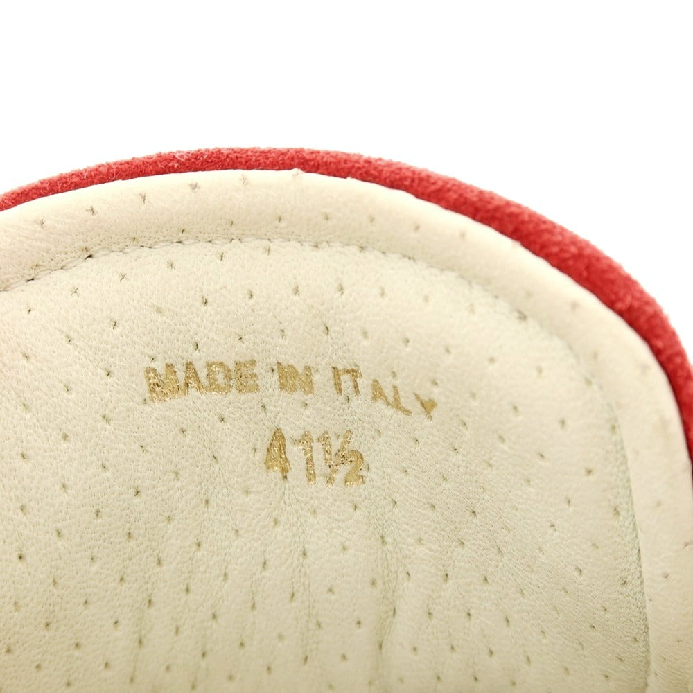 【新品アウトレット】ムーレー MOORER BOCCIONI P2 スエード スニーカー レッド【サイズ41 1/2】【 状態ランクN- 】【 メンズ 】