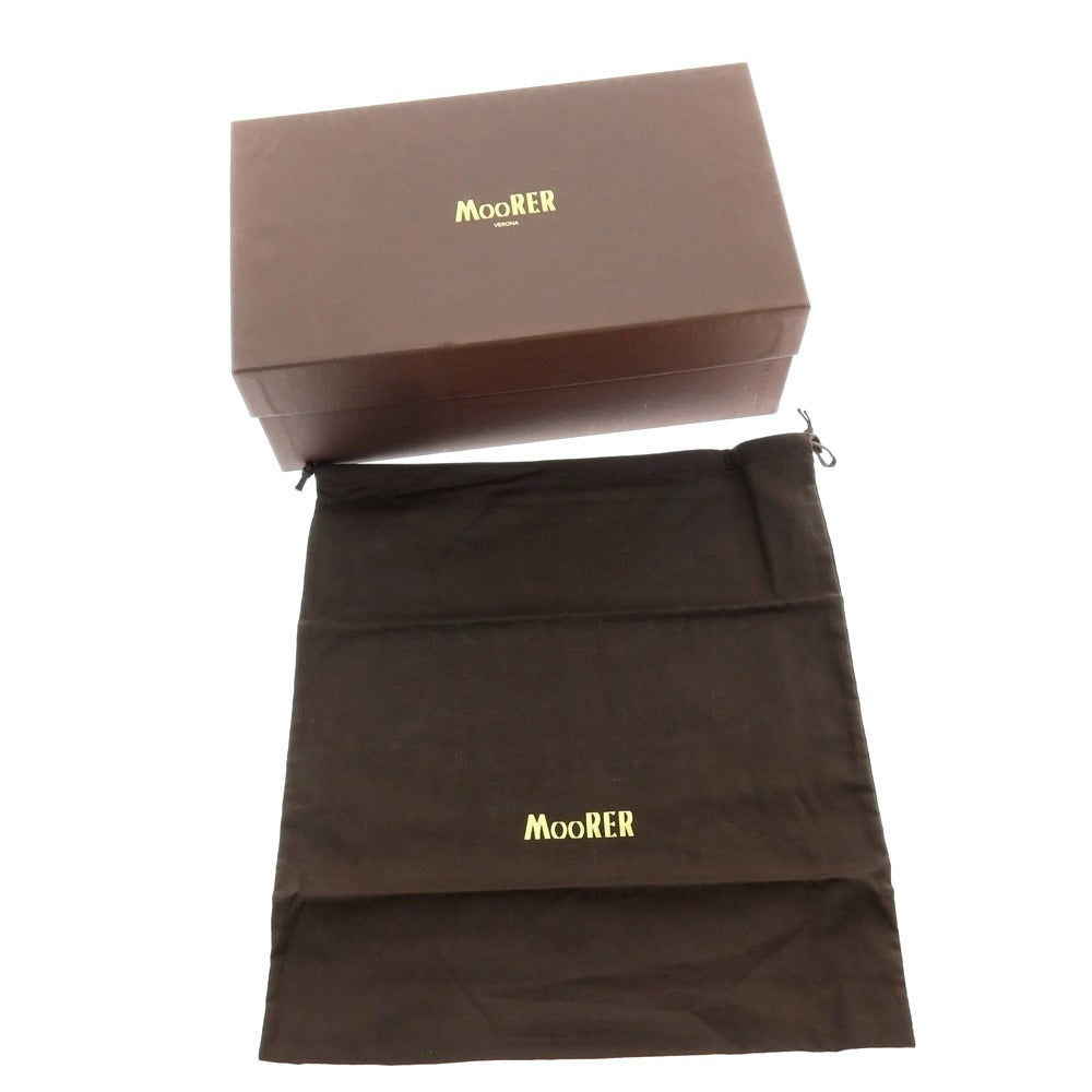 【新品アウトレット】ムーレー MOORER BOCCIONI P2 スエード スニーカー レッド【サイズ41 1/2】【 状態ランクN- 】【 メンズ 】