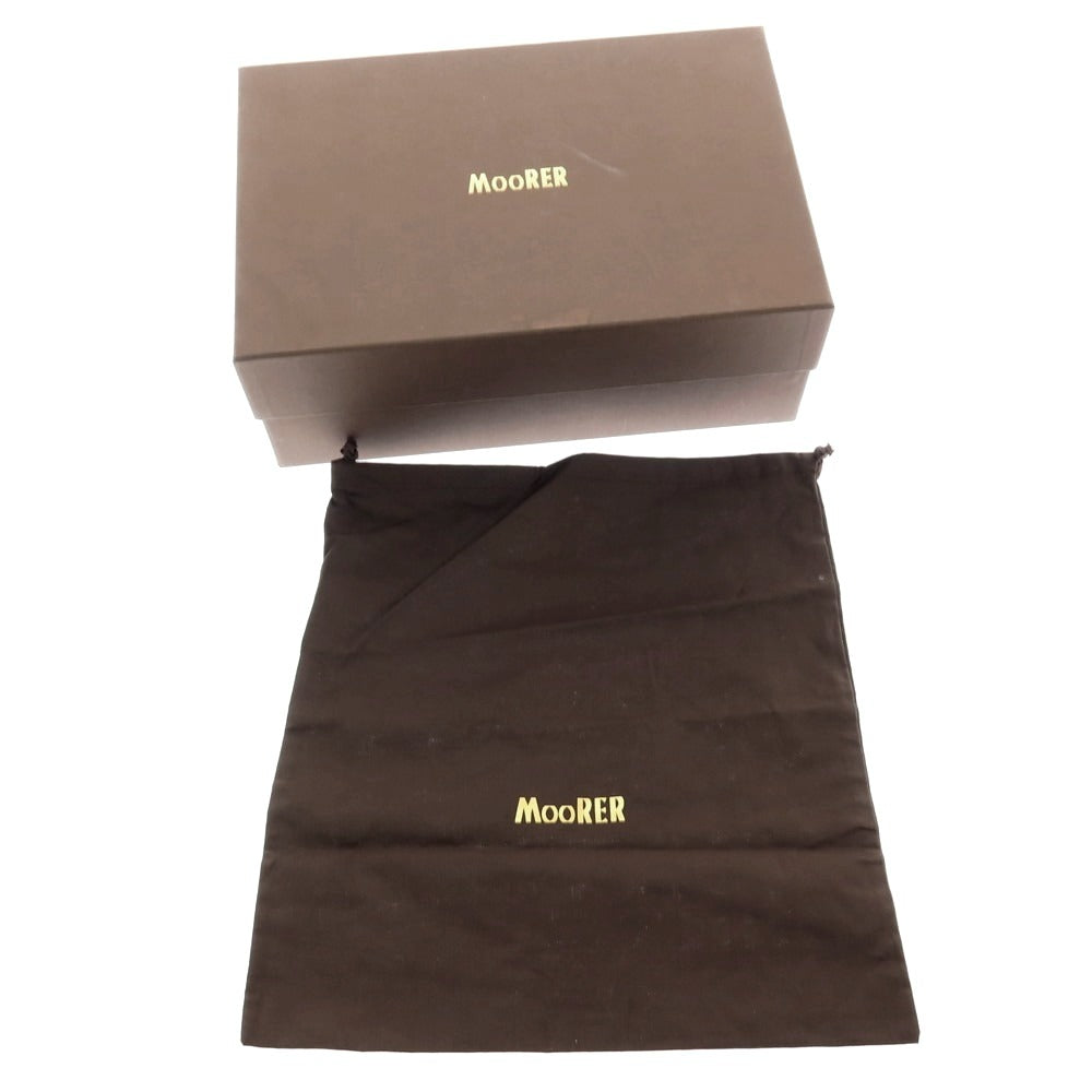 【新品アウトレット】ムーレー MOORER BOCCIONI P5 ウール スエード スニーカー グレー系【サイズ41 1/2】【 状態ランクN- 】【 メンズ 】