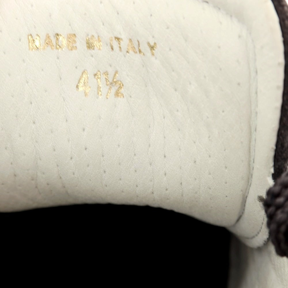 【新品アウトレット】ムーレー MOORER BOCCIONI P5 ウール スエード スニーカー グレー系【サイズ41 1/2】【 状態ランクN- 】【 メンズ 】