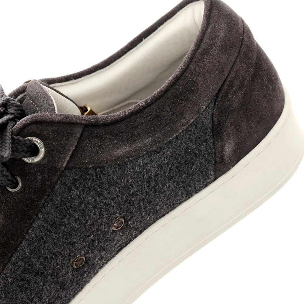 【新品アウトレット】ムーレー MOORER BOCCIONI P5 ウール スエード スニーカー グレー系【サイズ41 1/2】【 状態ランクN- 】【 メンズ 】