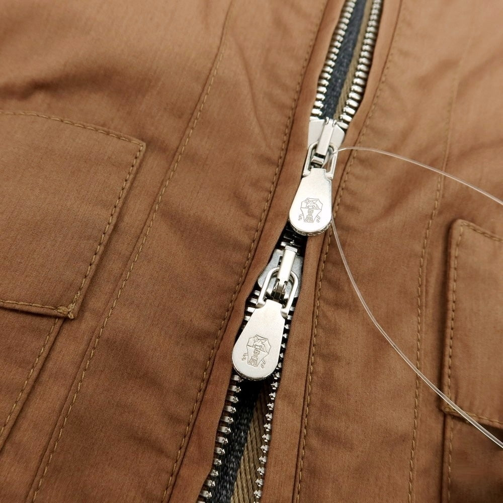 【新品】ブルネロクチネリ Brunello Cucinelli ナイロン スイングトップ ブラウン【 52 】【 状態ランクN 】【 メンズ 】