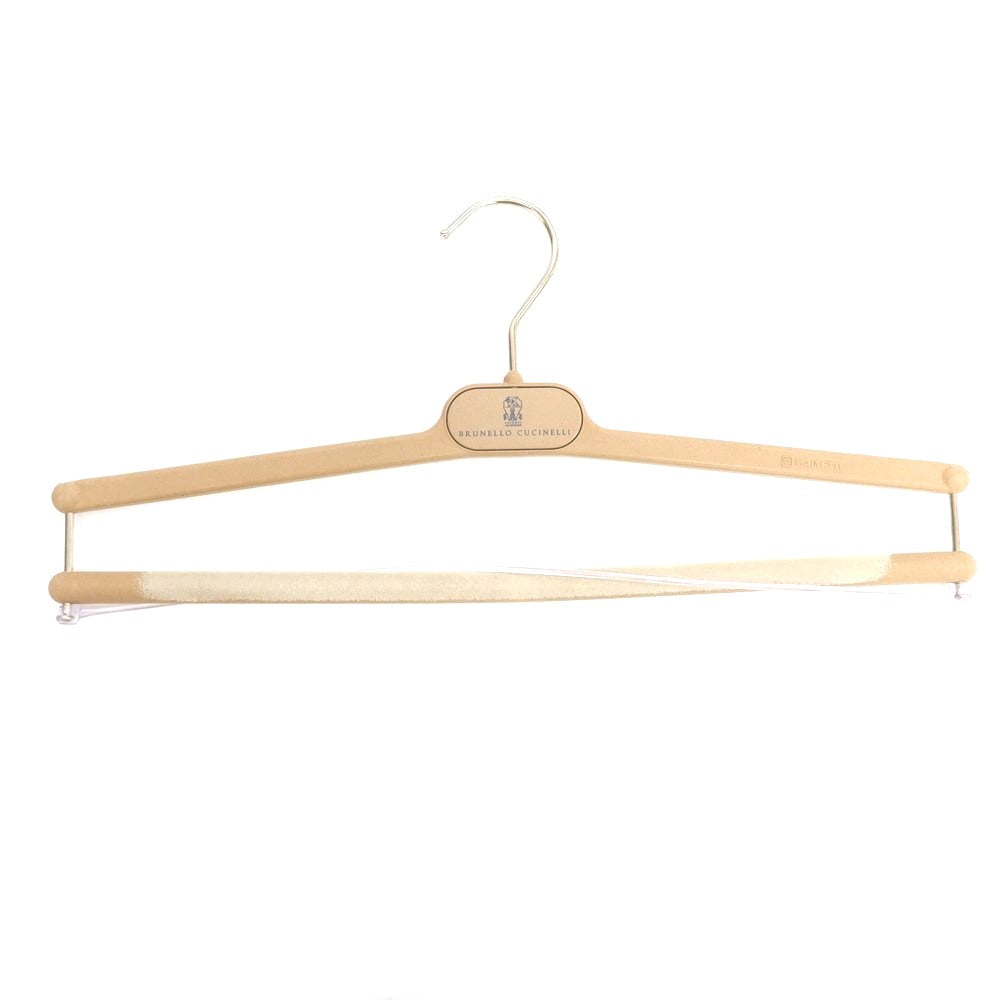 【新品】ブルネロクチネリ Brunello Cucinelli ウール ストライプ イージースラックスパンツ グレーxブラウン【サイズ46】【 状態ランクN 】【 メンズ 】