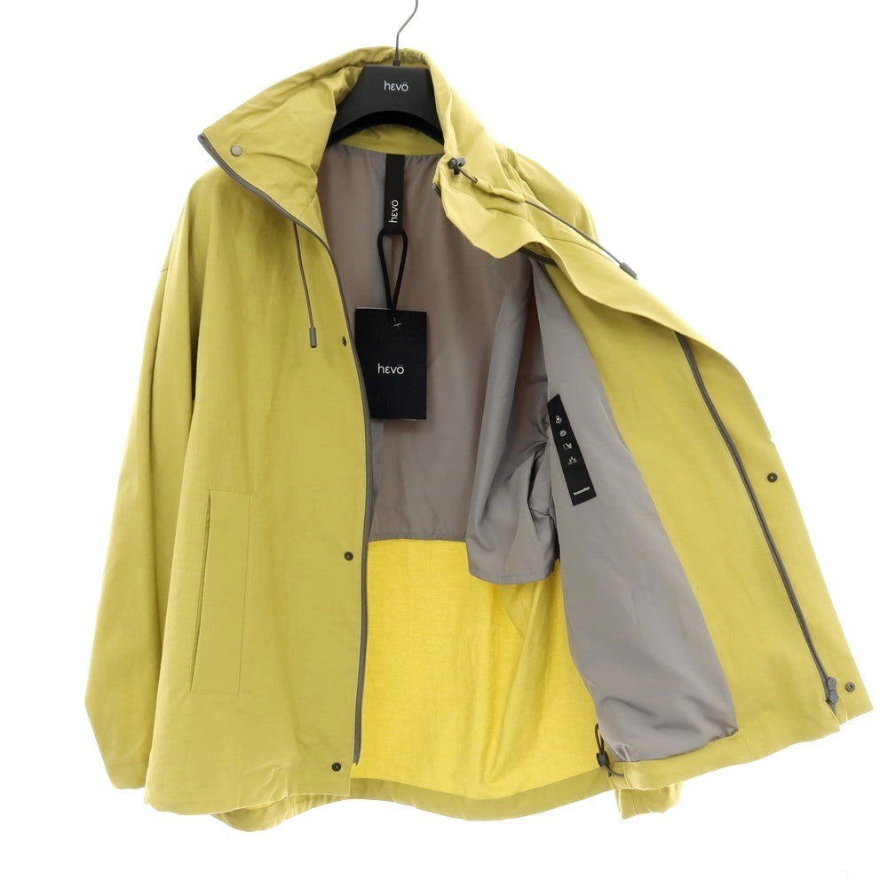 【新品アウトレット】イーヴォ Hevo RUFFANO ストレッチ コットンナイロン スタンドカラー ブルゾン イエロー系【 48 】【 状態ランクN- 】【 メンズ 】