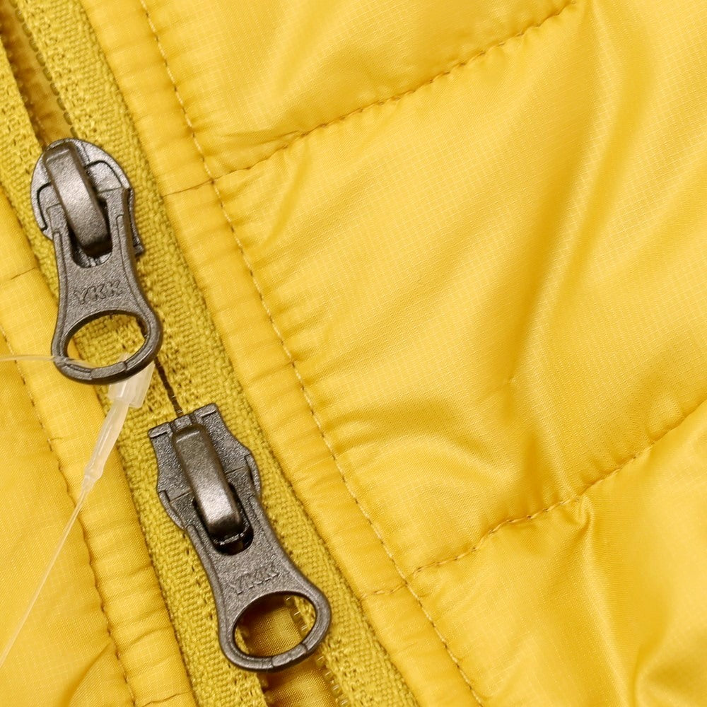 【新品アウトレット】アスペジ ASPESI ポリエステル スタンドカラー ダブルジップ ダウンベスト ブルゾン イエロー【 L 】【 状態ランクN- 】【 メンズ 】