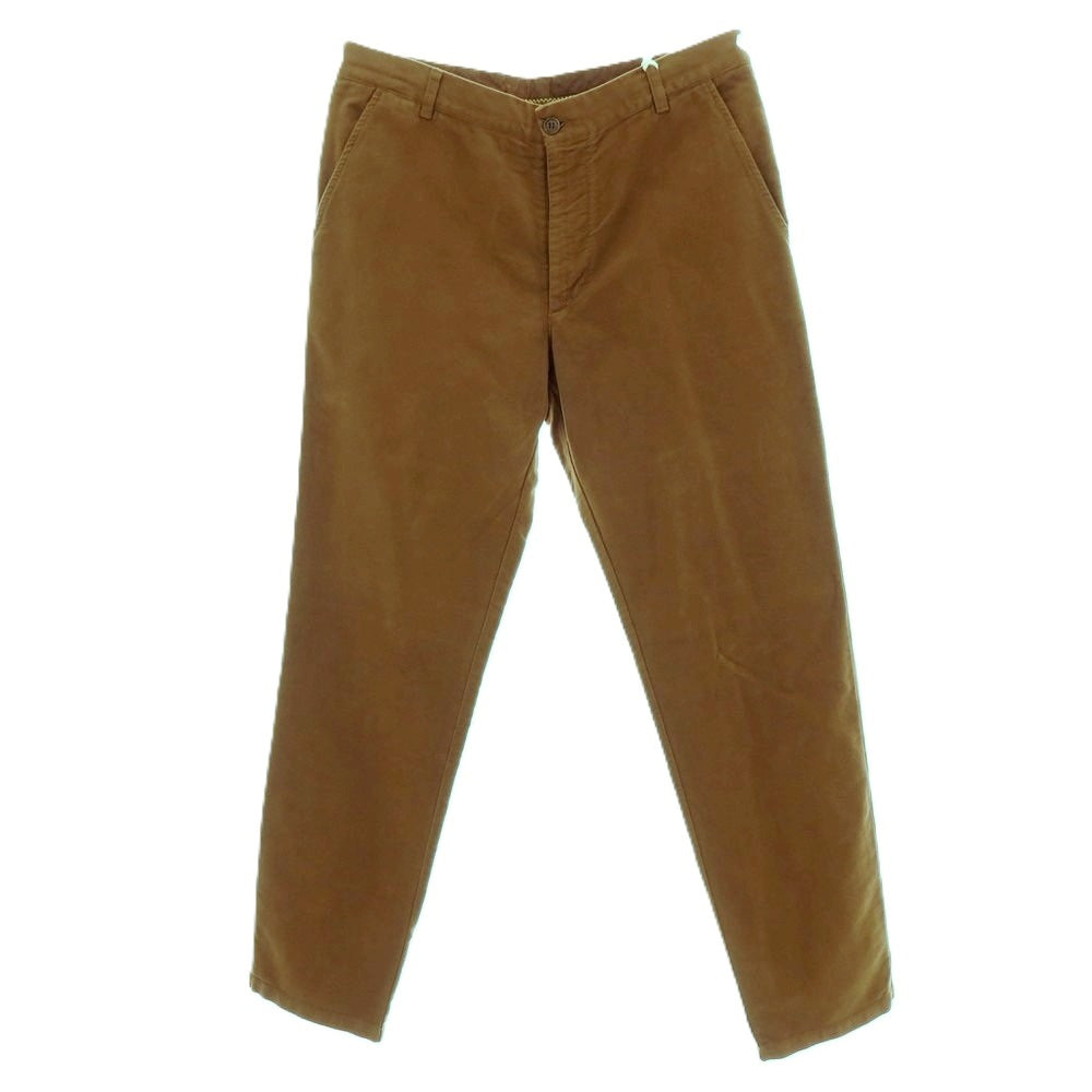 【新品】アスペジ ASPESI コットン カジュアルスラックスパンツ ブラウン【 50 】【 状態ランクN 】【 メンズ 】