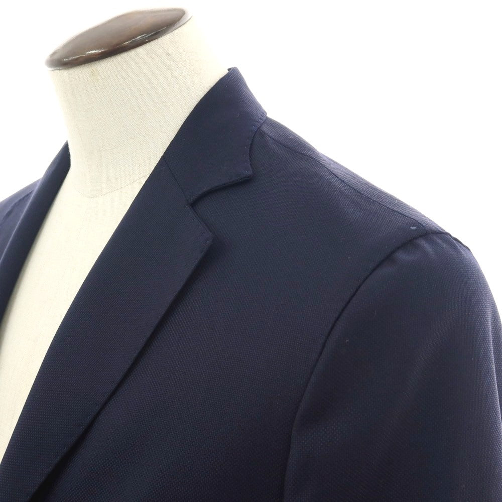 【新品】バルバ BARBA ウール 2B テーラードジャケット ネイビー【 52 】【 状態ランクN 】【 メンズ 】