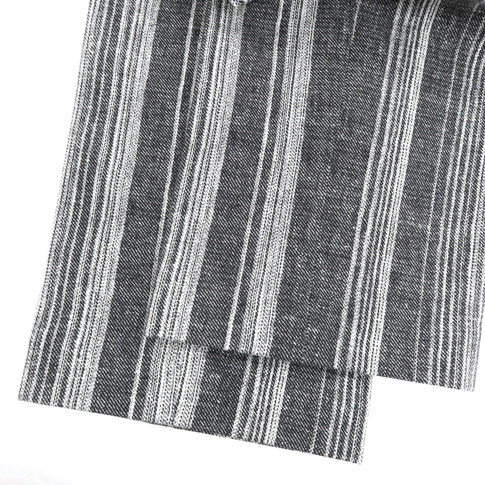 【新品】チルコロ1901 CIRCOLO 1901 コットン ジャージー ストライプ プリント カジュアルスラックスパンツ グレー系【 46 】【 状態ランクN 】【 メンズ 】