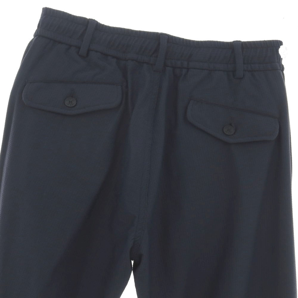 【新品】エルビーエム1911 L.B.M.1911 ナイロン ジャージー イージースラックスパンツ ネイビー【サイズ46】【 状態ランクN 】【 メンズ 】