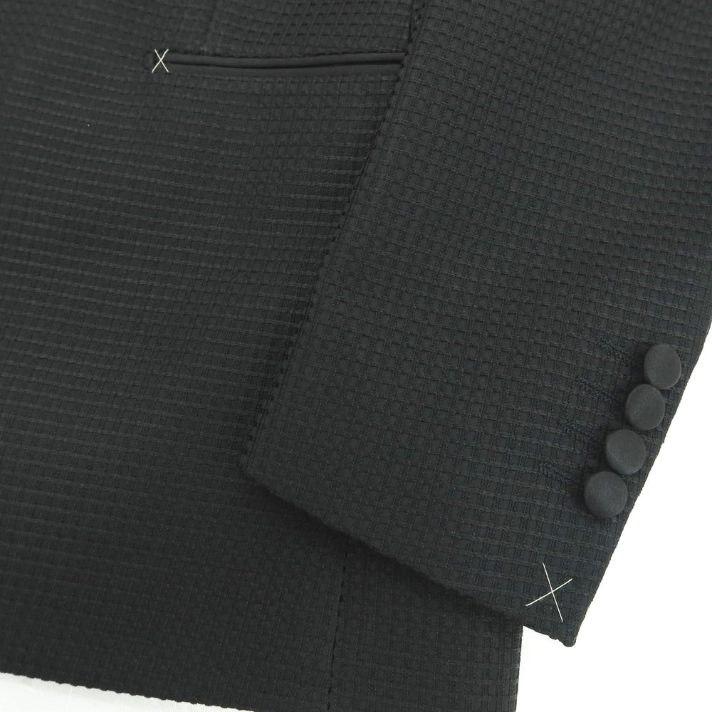 【新品】パオローニ PAOLONI Black Label ポリエステル 1B タキシードジャケット ブラック【サイズ48】【 状態ランクN 】【 メンズ 】
