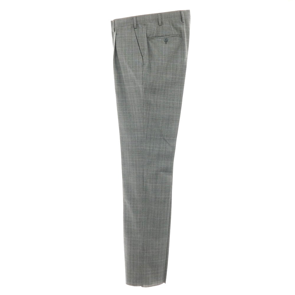 【新品】ラバッツォーロ RAVAZZOLO Super130’S ウール グレンチェック 2つボタンスーツ グレー【サイズ48】【 状態ランクN 】【 メンズ 】