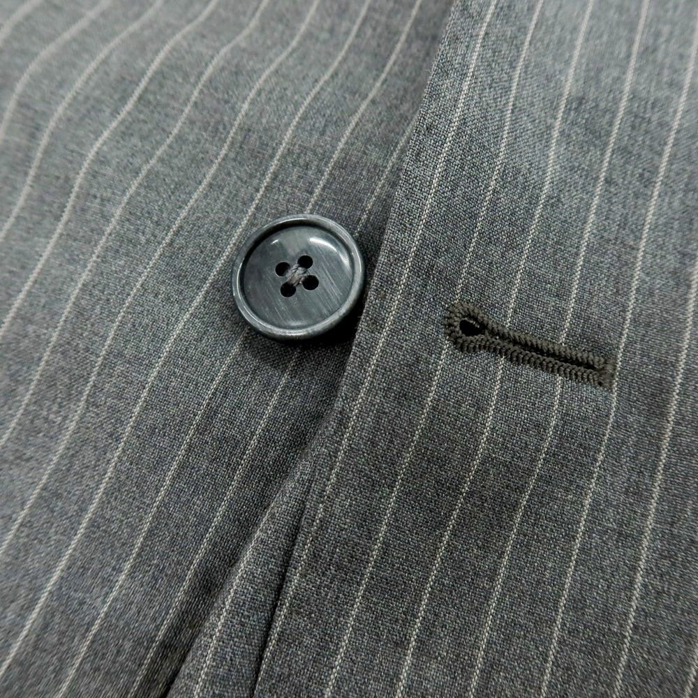 【新品】ラバッツォーロ RAVAZZOLO Super120’S ウール ストライプ 2つボタンスーツ グレー【サイズ50】【 状態ランクN 】【 メンズ 】