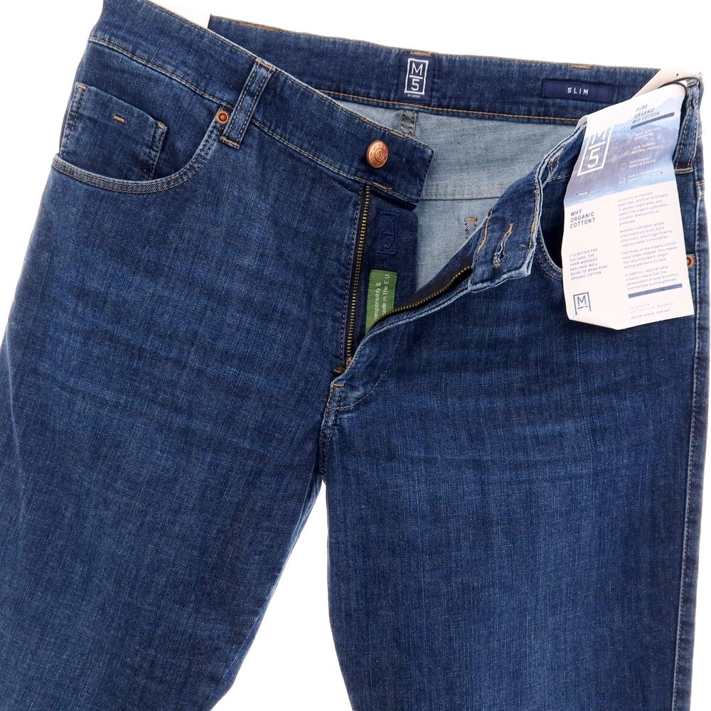 【新品アウトレット】メイヤー MAYER ストレッチ コットン デニムパンツ ジーンズ ネイビー【 33/32 】【 状態ランクN- 】【 メンズ 】