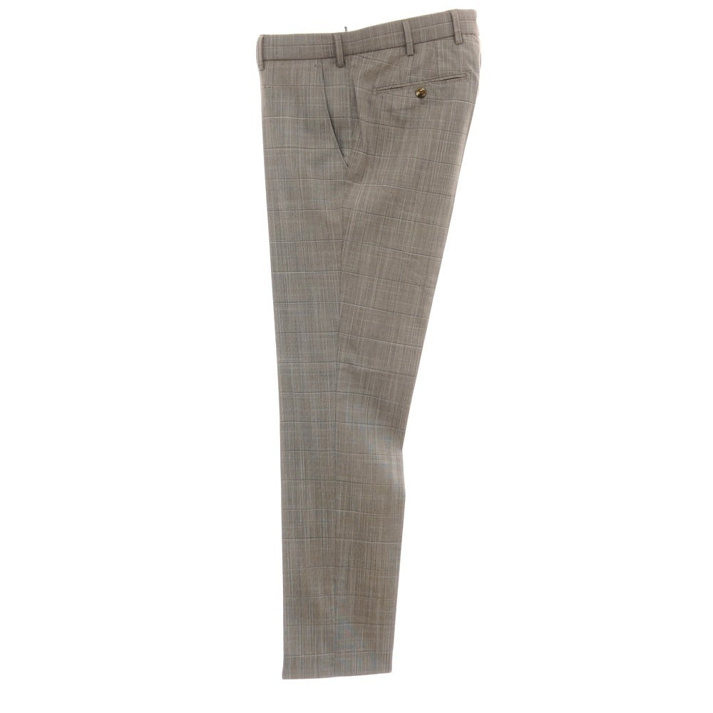 【新品アウトレット】メイヤー MAYER BONN ストレッチ ポリエステルウール チェック ドレススラックスパンツ グレー【 50 】【 状態ランクN- 】【 メンズ 】