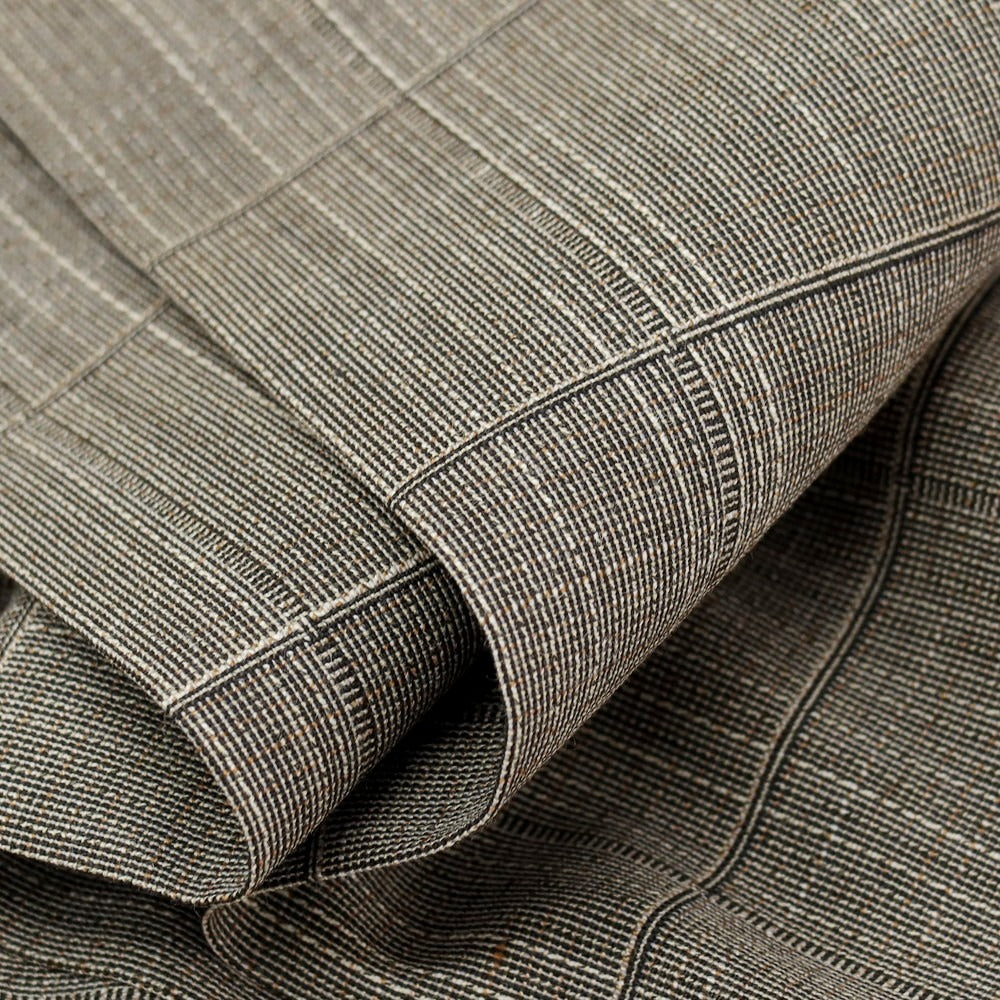 【新品アウトレット】メイヤー MAYER BONN ストレッチ ポリエステルウール チェック ドレススラックスパンツ グレー【 50 】【 状態ランクN- 】【 メンズ 】